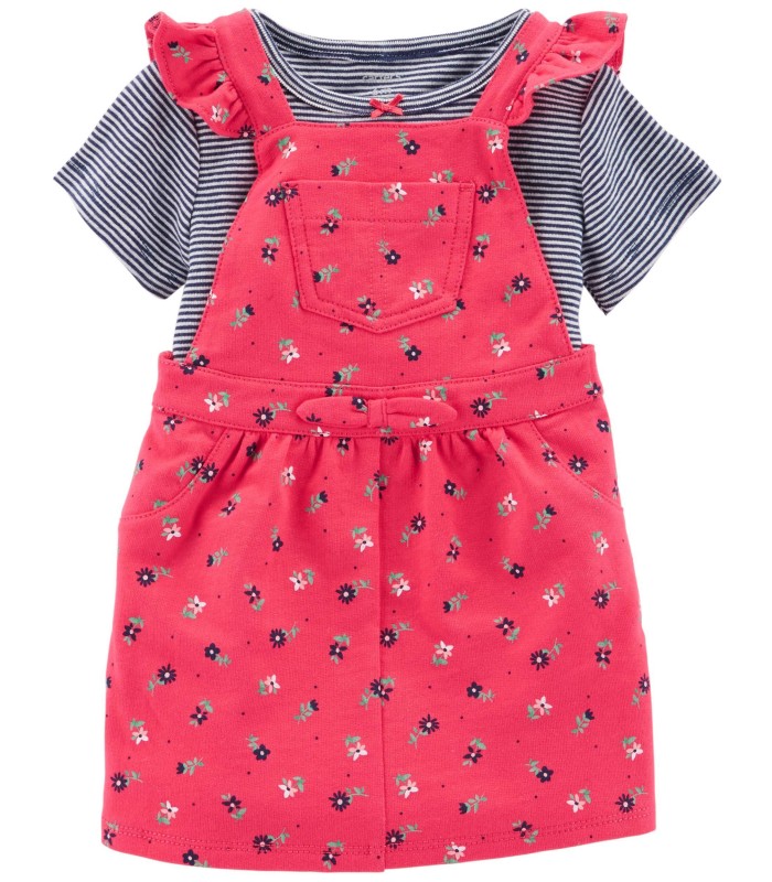Комплект 2 в 1 із сарафанчиком червоний